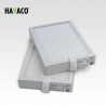 Domekt R 400 F C6M. 346X258X46 mm. KOMPLET (klasa F7+M5). Dedykowane zamienniki filtrów powietrza