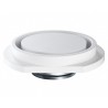 Nawiewnik gipsowy CIRCLE z przyłączem 125 mm (nawiew/wywiew)