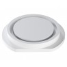 Nawiewnik gipsowy PCIRCLE, pojedynczy slot z przyłączem 125 mm (efekt Coandy, wyłącznie nawiew)