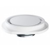 Nawiewnik gipsowy PCIRCLE, pojedynczy slot z przyłączem 160 mm (efekt Coandy, wyłącznie nawiew)