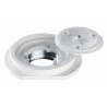 Nawiewnik gipsowy PCIRCLE, pojedynczy slot z przyłączem 160 mm (efekt Coandy, wyłącznie nawiew)